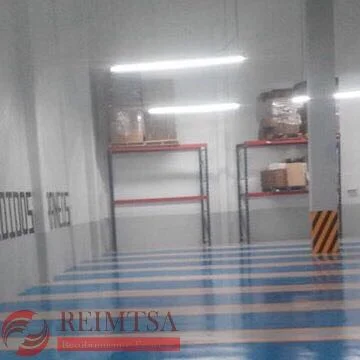 Pisos epóxicos en area industrial